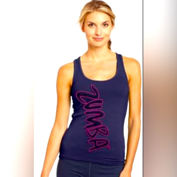 XXL NWT Zumba pop racerback tank - Picture 1 of 5
